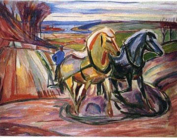 Edvard Munch Painting - Arado de primavera 1916 Edvard Munch